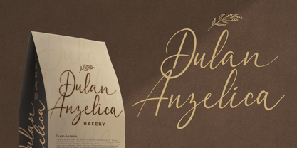 Dulan Anzelica Font Poster 7