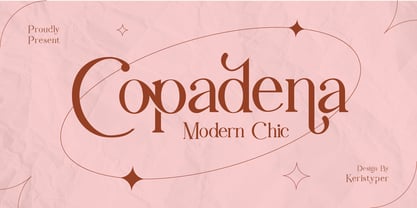 Copadena Font Poster 1