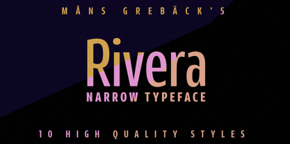 Rivera Font Poster 1
