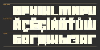 Prymityv Font Poster 5