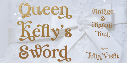 Queen Kelly Sword Regular Font Poster 1