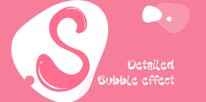 Cute Bubble Font Poster 10