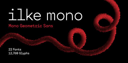 SK Ilke Mono Font Poster 1