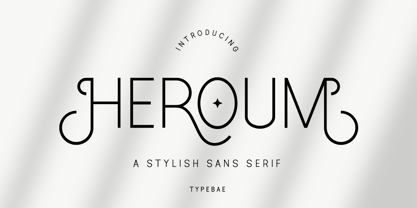 Heroum Font Poster 1