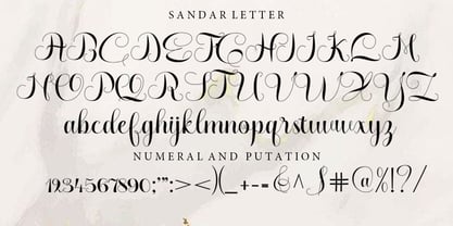 Armalona Script Font Poster 5
