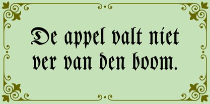 Leibniz Fraktur Font Poster 5