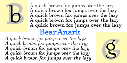 Bear Anark Font Poster 3