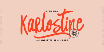 Karlostine Font Fuente Póster 1