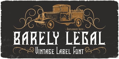Barely Legal Font Poster 3