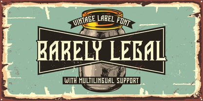 Barely Legal Fuente Póster 1
