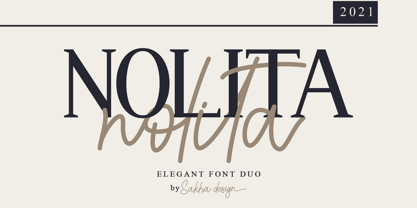 Nolita Font Poster 1