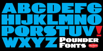 Pounder Font Poster 2