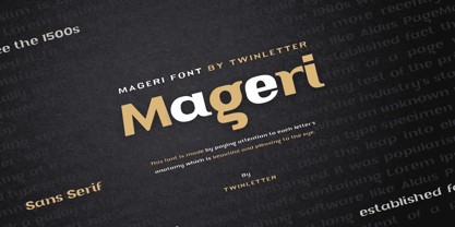 Mageri Font Poster 2