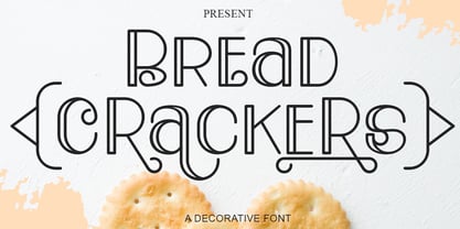 Bread Crackers Font Poster 3