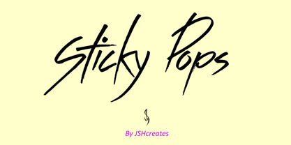 Sticky Pops Font Poster 1