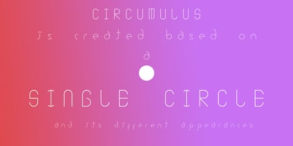 Circumulus Font Poster 4