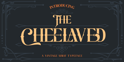 The Cheelaved Font Poster 1