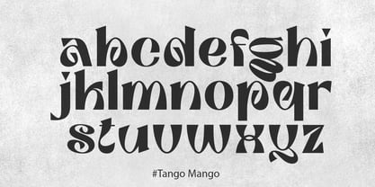 Tango Mango Fuente Póster 7