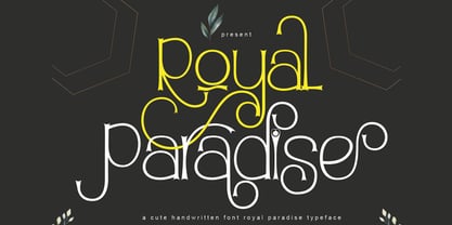 Royal Paradise Font Poster 1