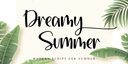 Dreamy Summer Font Poster 1