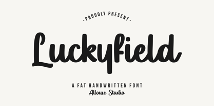 Luckyfield Font Poster 1
