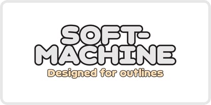 Softmachine Font Poster 1