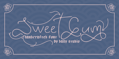 Sweetgum Font Poster 1