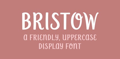 Bristow Font Poster 1
