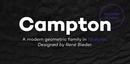 Campton Font Poster 1