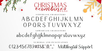 Christmas Combine Script Font Poster 8