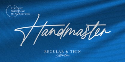Handmaster Font Poster 1