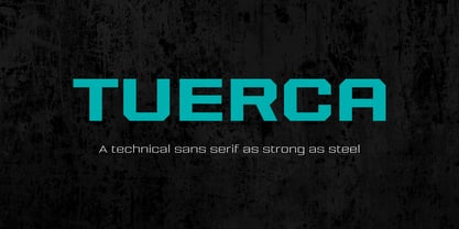 Tuerca Font Poster 1