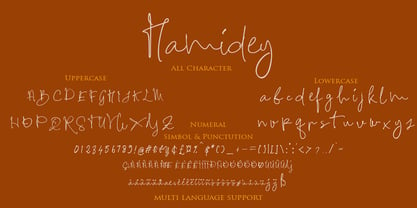 Hamidey Font Poster 5