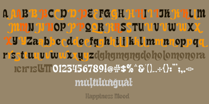 Happiness Mood Font Poster 4