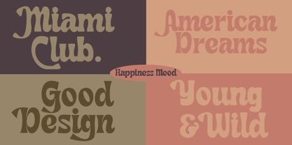 Happiness Mood Font Poster 6