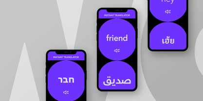 Avenir Next Arabic Font Poster 2