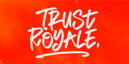 Trust Royale Font Poster 1