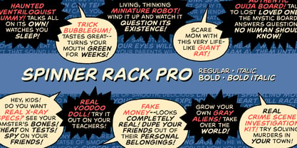 Spinner Rack Pro BB Font Poster 1