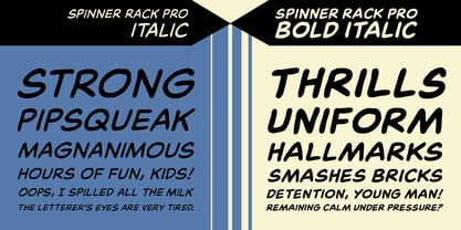 Spinner Rack Pro BB Font Poster 5
