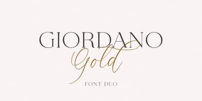 Giordano Gold Fuente Póster 1