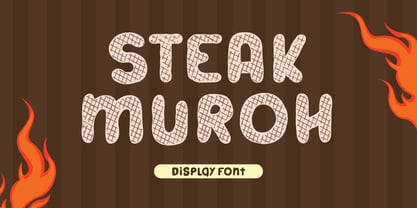 Steak Muroh Font Poster 1
