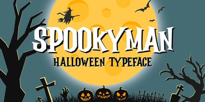 Spookyman Font Poster 1