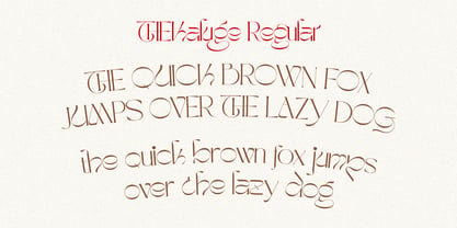 The Kaluge Font Poster 14