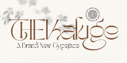 The Kaluge Font Poster 1