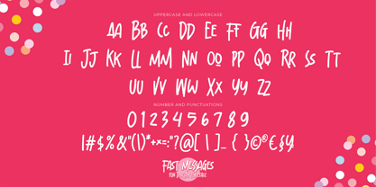 Fast Messages Font Poster 6