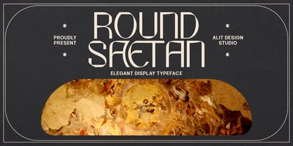 Round Saetan Font Poster 1