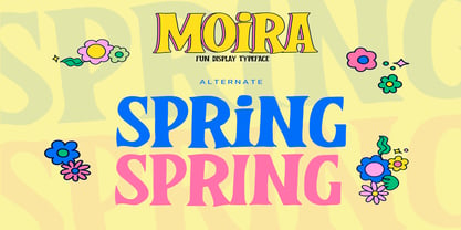 Moira Font Poster 6