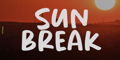 Sunbreak Font Poster 1