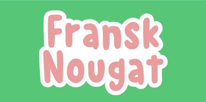 Fransk Nougat Fuente Póster 1