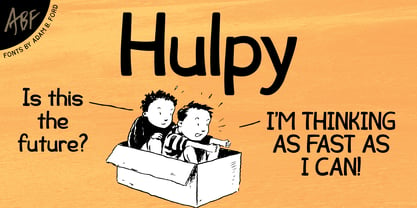 Hulpy Font Poster 5
